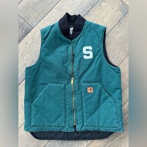 Michigan State MSU Carhartt vest